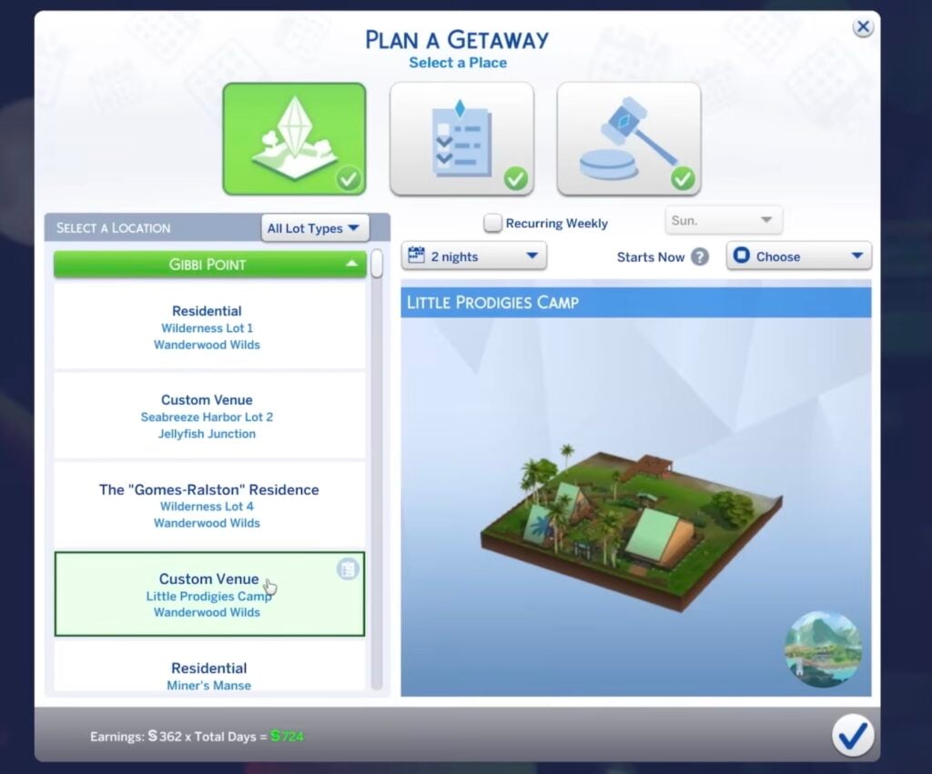 The Sims 4 Adventure Awaits Gameplay Screens 89 Sims 4 Adventure Awaits Gameplay Screens- Plan a Getaway 9