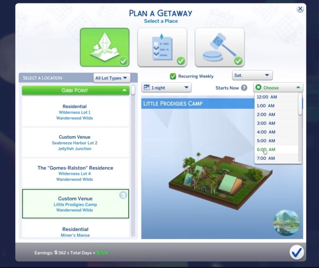 The Sims 4 Adventure Awaits Gameplay Screens 91 Sims 4 Adventure Awaits Gameplay Screens- Plan a Getaway 11