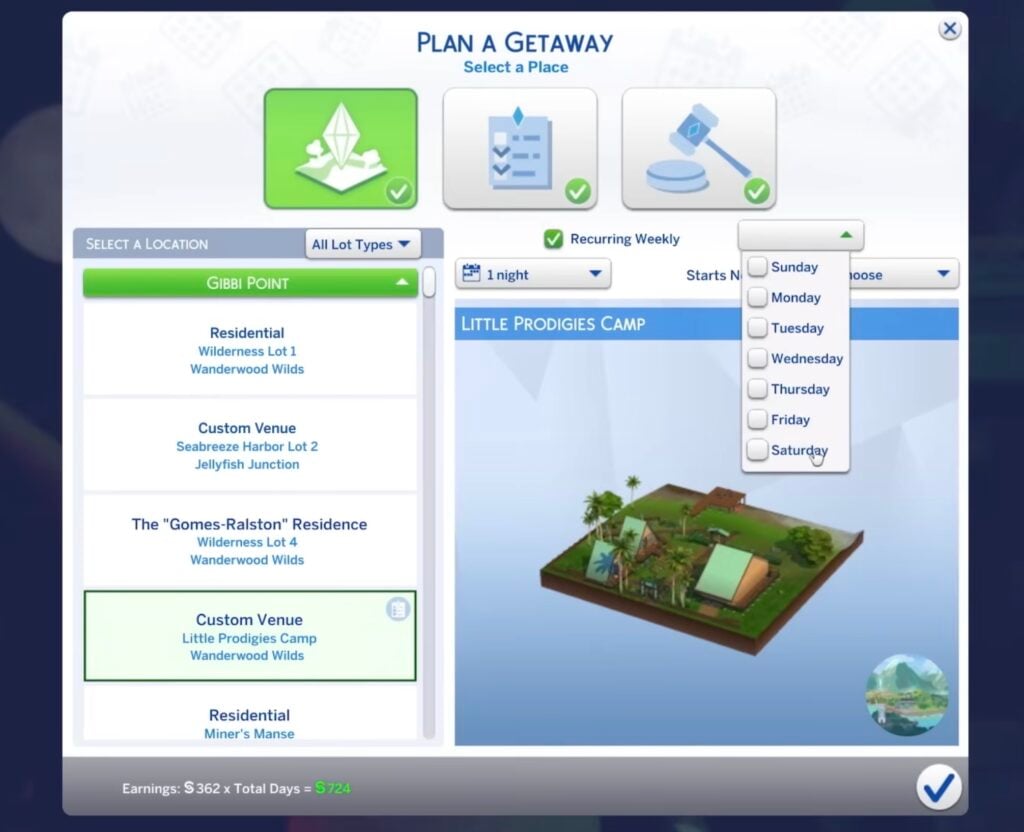 The Sims 4 Adventure Awaits Gameplay Screens 92 Sims 4 Adventure Awaits Gameplay Screens- Plan a Getaway 12