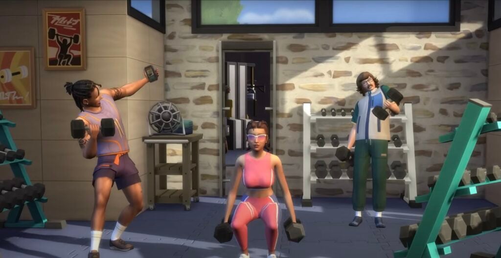 The Sims 4 Adventure Awaits Gameplay Screens 119 Sims 4 Adventure Awaits Gameplay Screens- Gym 4