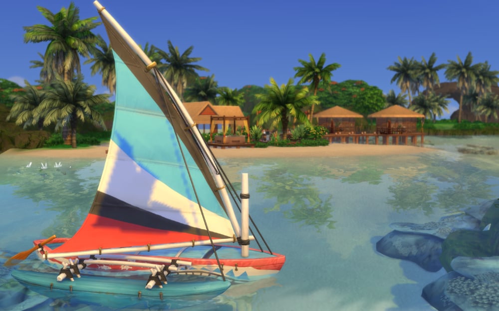Island Living one of the packs for The Sims 4 Adventure Awaits