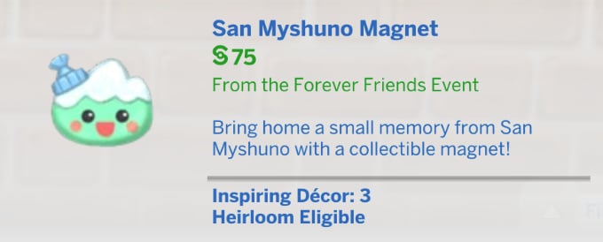 San Myshuno Magnet