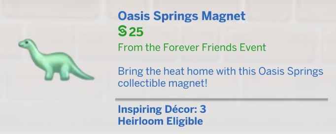 Oasis Springs Magnet