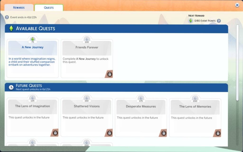 Quest Screen