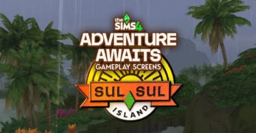SIMS 4 ADVENTURE AWAITS Gameplay Screens