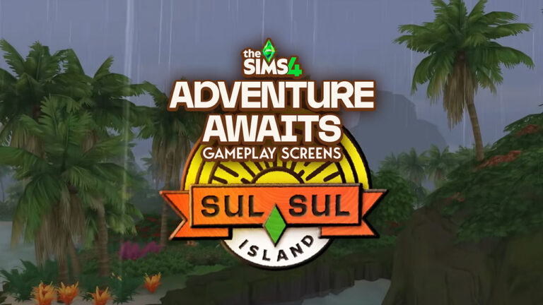 The Sims 4 Adventure Awaits Gameplay Screens