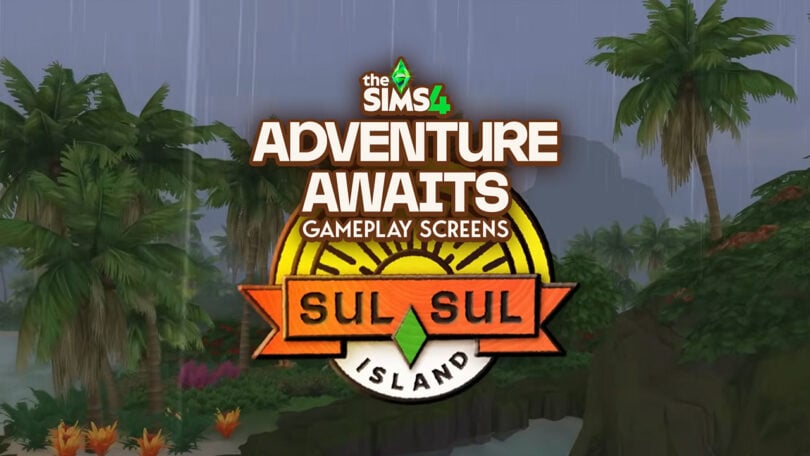 SIMS 4 ADVENTURE AWAITS Gameplay Screens