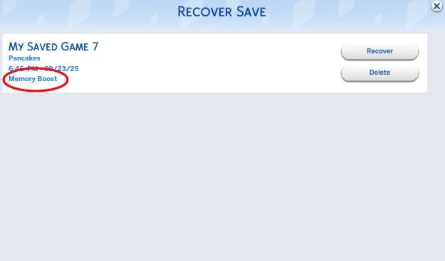 save recovery 2