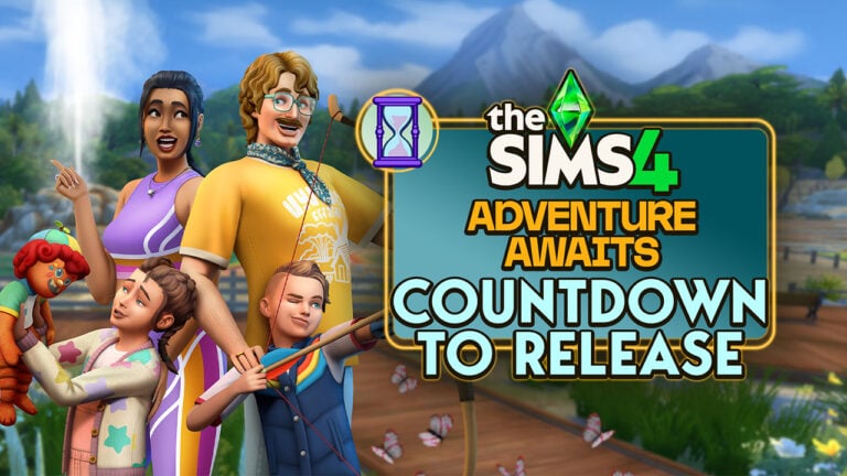 Countdown to The Sims 4 Adventure Awaits Release