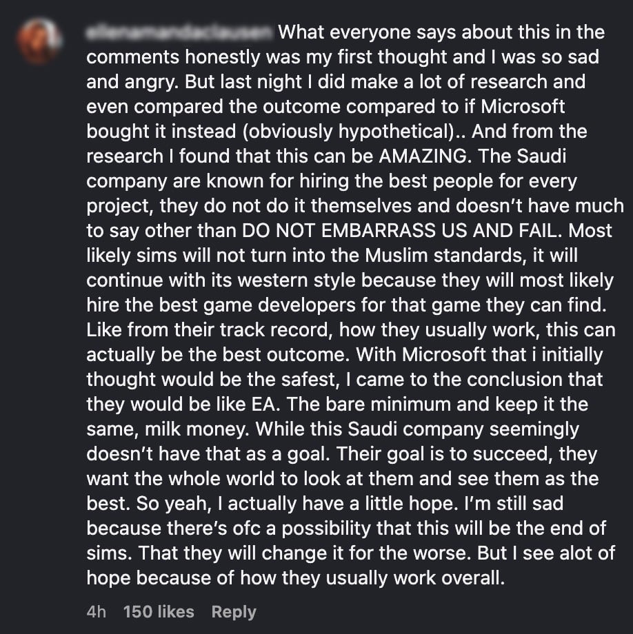 sims ea buyout comment 1