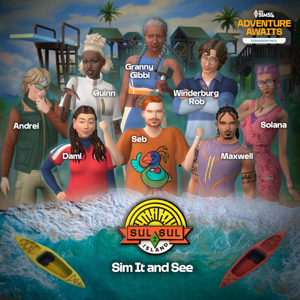 The Sims 4 Adventure Awaits Gets a New "Sul Sul Island" Official Trailer 2 the sims 4 adventure awaits sims look2