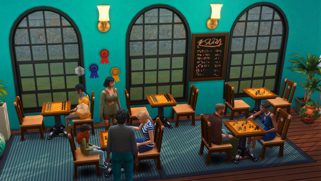 The Sims 4: Adventure Awaits Cross-Pack Idea Chess tournament