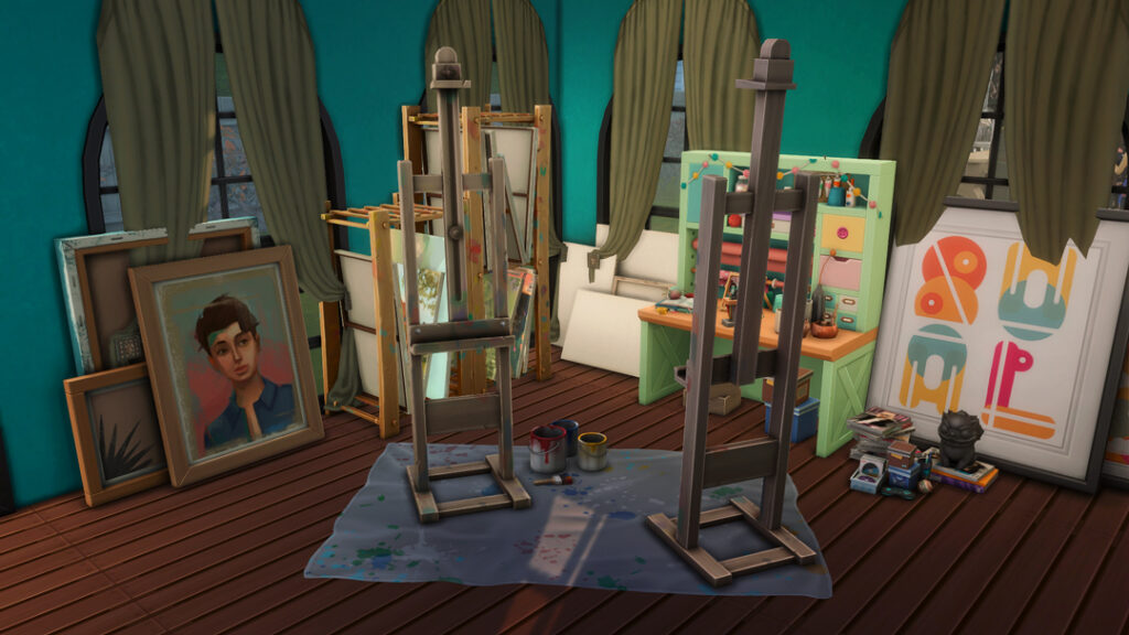 The Sims 4: Adventure Awaits Cross-Pack Idea art studio