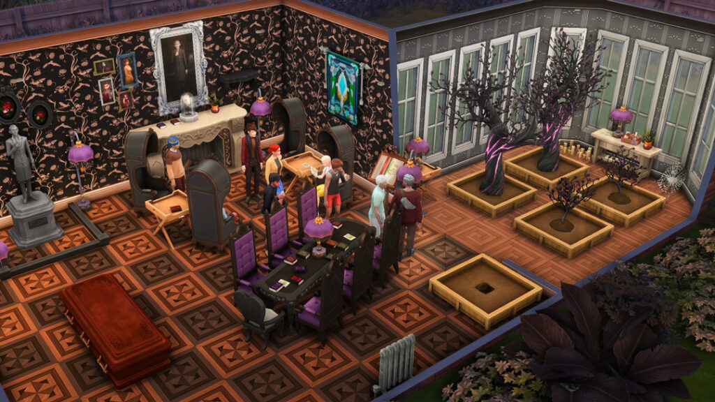 The Sims 4: Adventure Awaits Cross-Pack Idea Vampires Manor