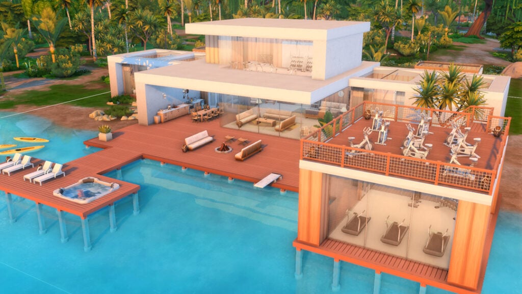 The Sims 4: Adventure Awaits Cross-Pack idea Fitness Retreat - Evarotky