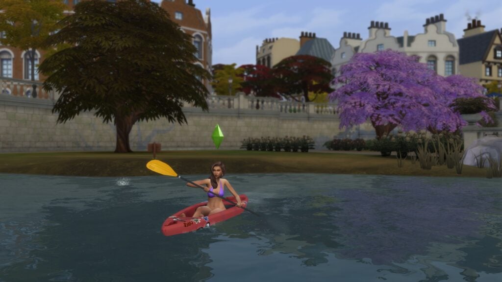 Sims 4 Kayaking, Adventure Awaits- Kayak in Shallow Water