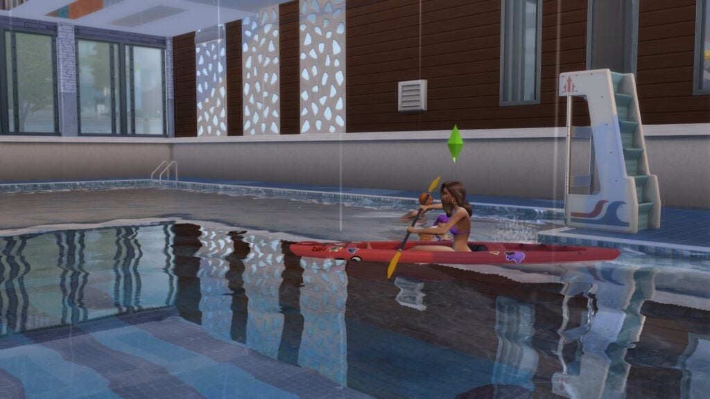 Sims 4 Kayaking, Adventure Awaits- Kayaking in Pool