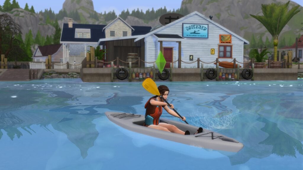 Sims 4 Kayaking, Adventure Awaits- Paddle