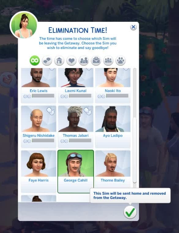How to Set Up a Sims 4 Survivor Competition with Adventure Awaits 13 The Sims 4 Survivor Competition from Adventure Awaits, Elimination