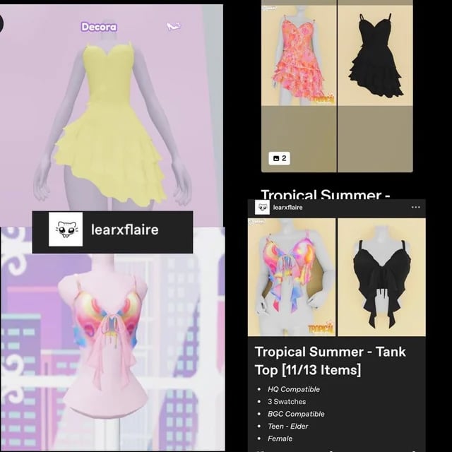 Roblox Creators Stealing Sims 4 CC for Game IT GIRL 5 DFZBF