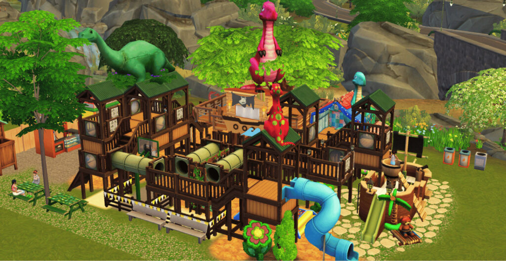 Sims 4 Playgrounds Gallery Spotlight - Dinosaur Park