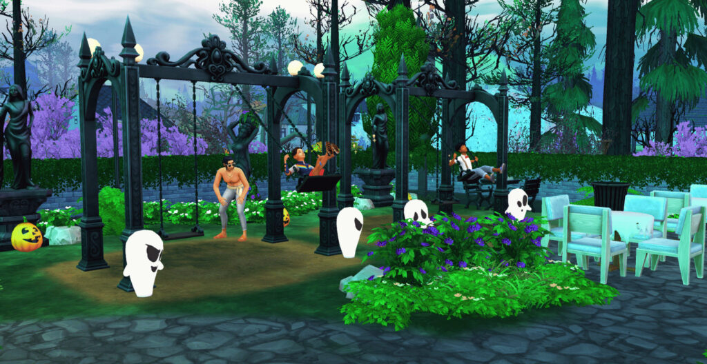 Sims 4 Playgrounds Gallery Spotlight - Ghoulish Park