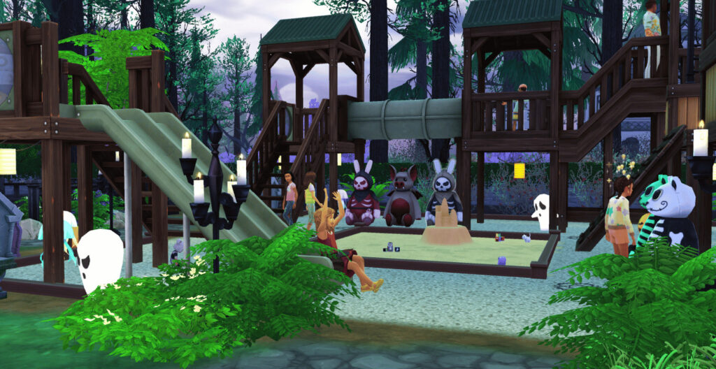 Sims 4 Playgrounds Gallery Spotlight - Ghoulish Park
