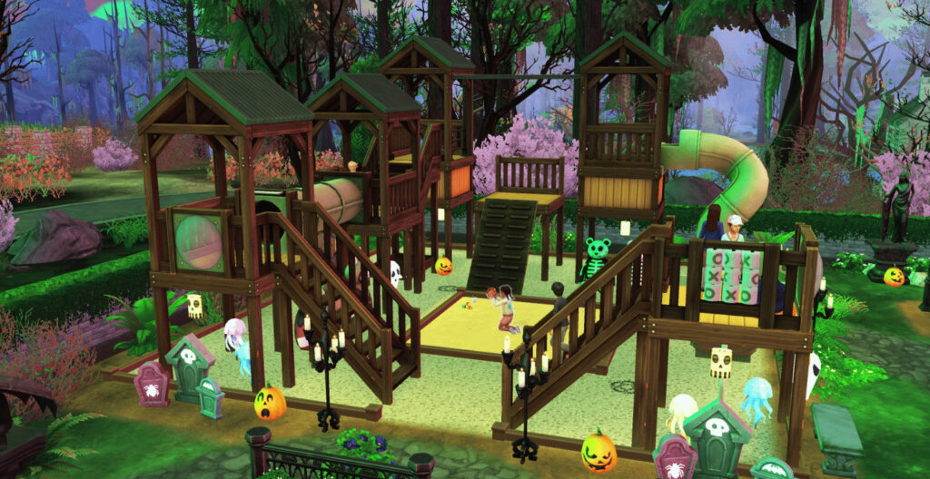 Sims 4 Playgrounds Gallery Spotlight - Ghoulish Park