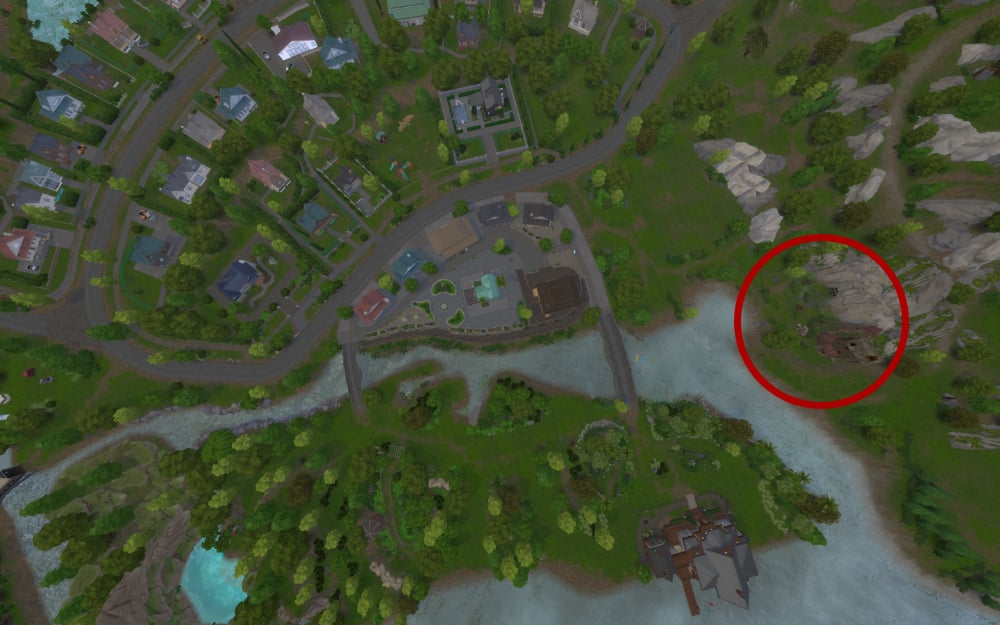 The Sims 4 Cool Kid on the Block Aspiration Guide 4 Collector Kid's location on map