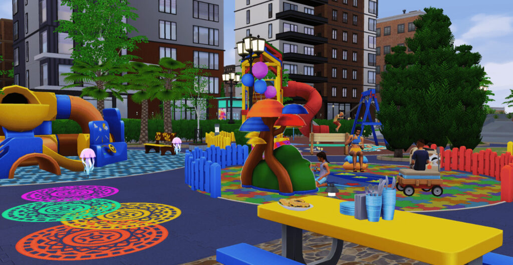 Sims 4 Playgrounds Gallery Spotlight - Urban Playground