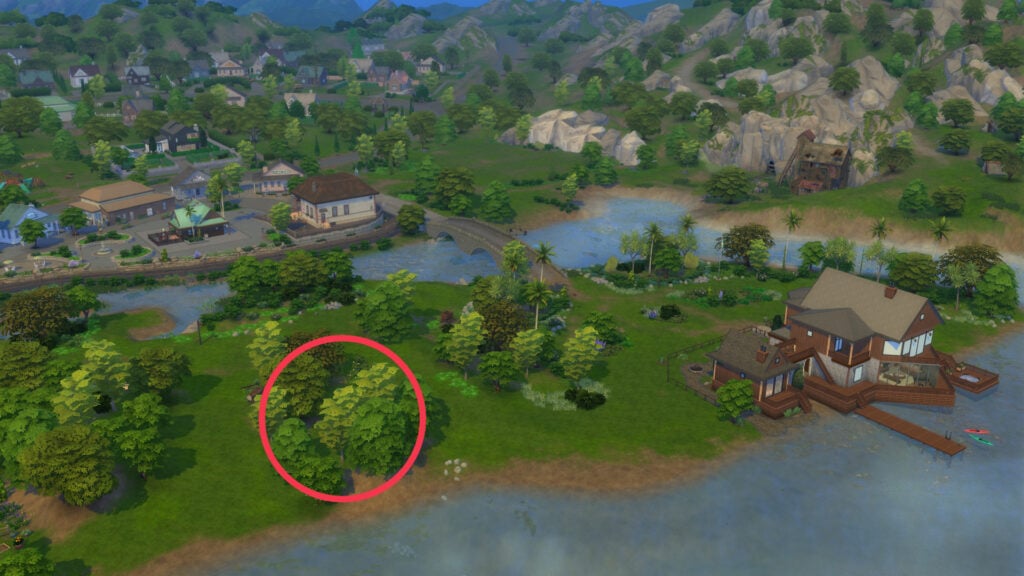 The Sims 4 Adventure Awaits: Gibbi Point Adventure Quests Guide 12 Plumbird loc
