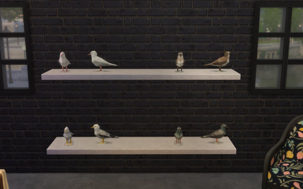 Realistic birds