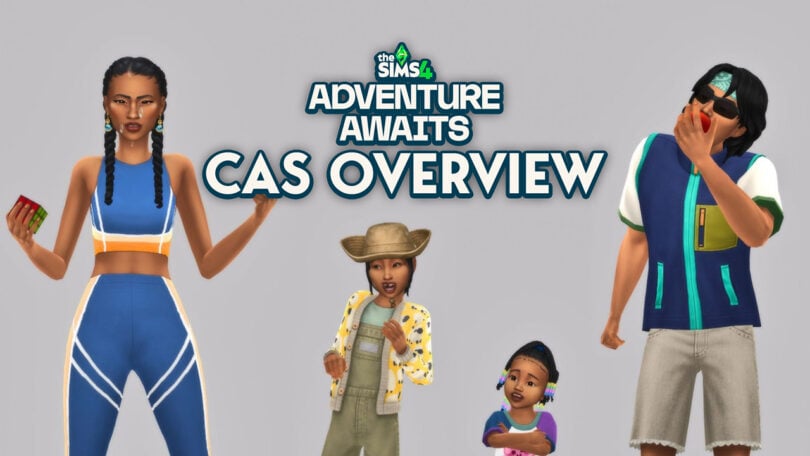 SIMS 4 Adventure Awaits CAS Overview Create A Sim items FI