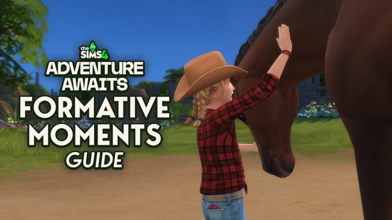 The Sims 4 Adventure Awaits: Formative Moments, Challenges & Reward Traits