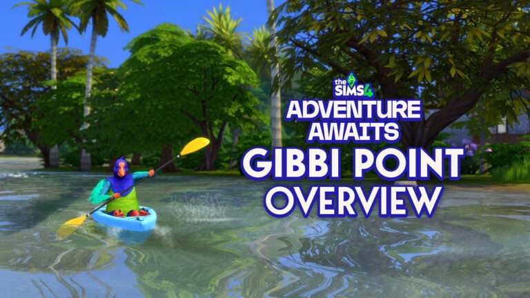 The Sims 4 Adventure Awaits: Gibbi Point World Overview
