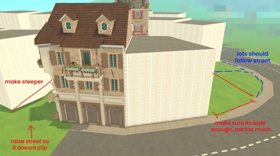 paralives town development