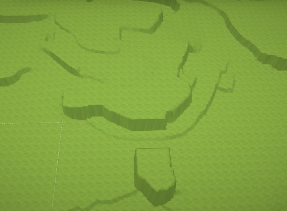 paralives town development in Blender