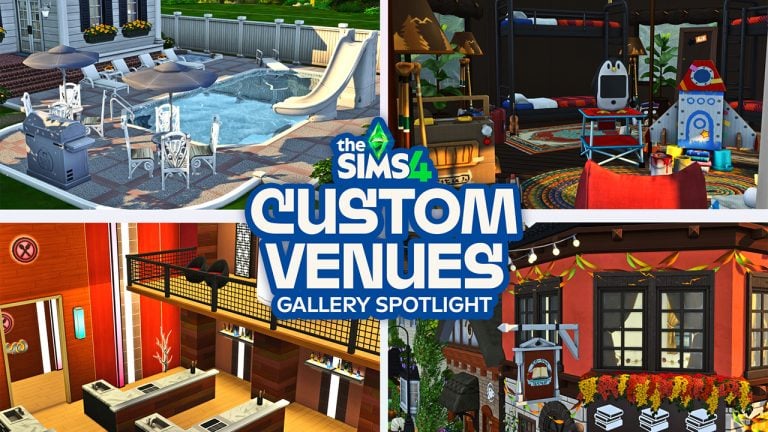 GALLERY SPOTLIGHT: 15 Amazing Sims 4 Custom Venues On The Gallery!