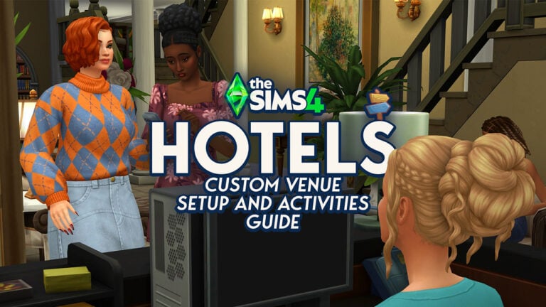 How To Make Sims 4 Hotels With The New Custom Venue System!