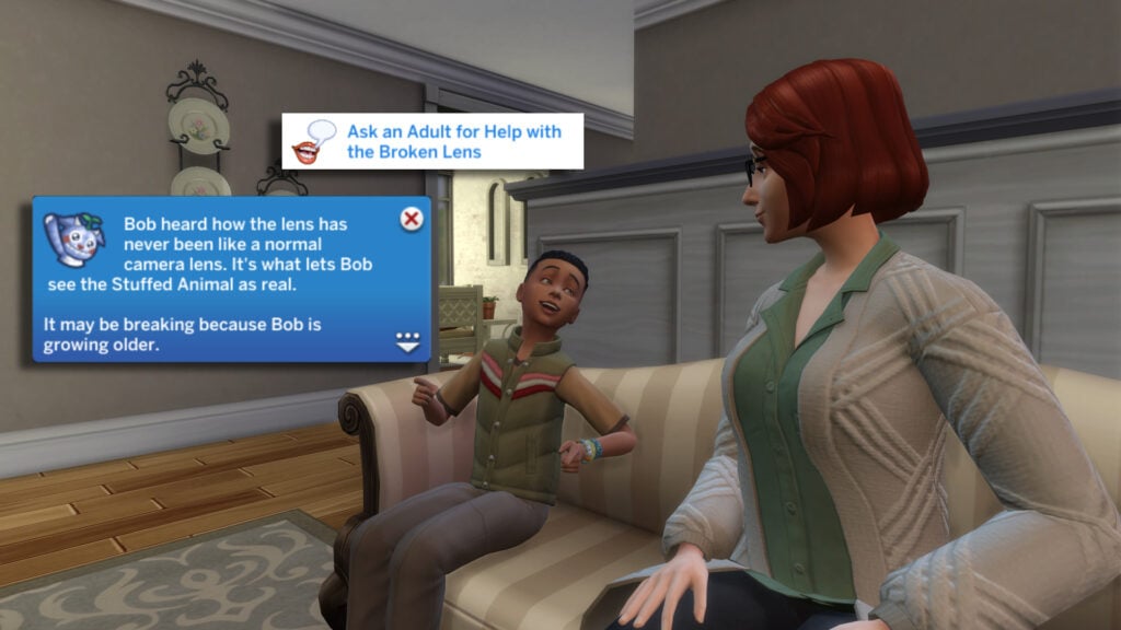 The Sims 4 Forever Friends Event Week 3: Guide and Rewards 3 Task 1A Ask Adult