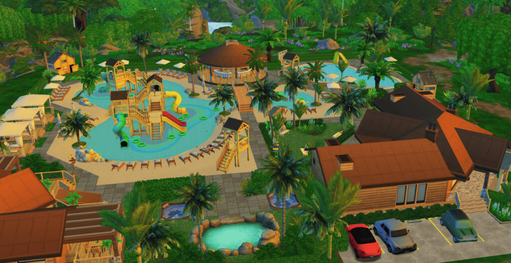 Sims 4 Playgrounds Gallery Spotlight - Waterpark 