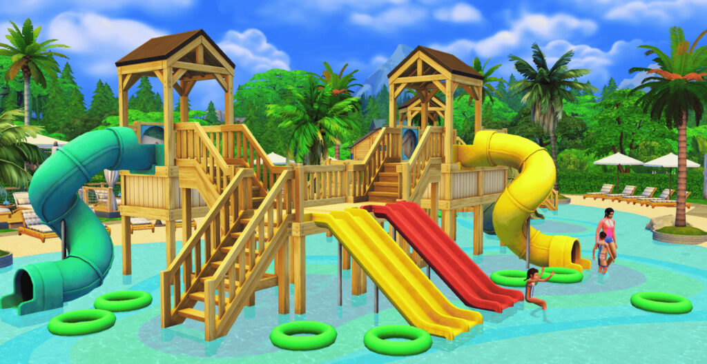 Sims 4 Playgrounds Gallery Spotlight - Waterpark 