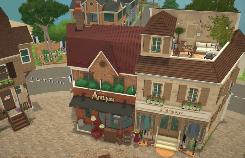 paralives town antique shop