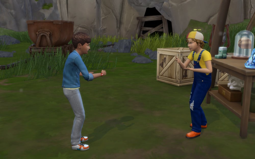 The Sims 4 Cool Kid on the Block Aspiration Guide 6 Rock, paper, scissors against Buddy Scoop