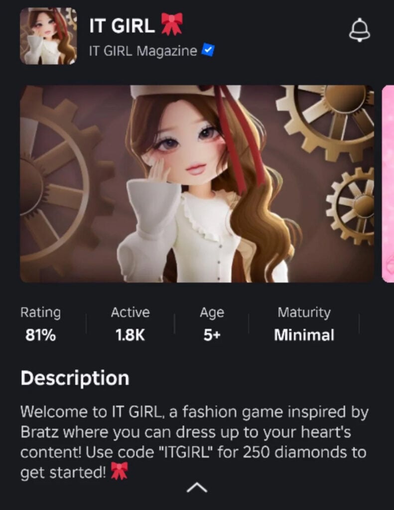 Roblox Creators Stealing Sims 4 CC for Game IT GIRL 3 fdgggd