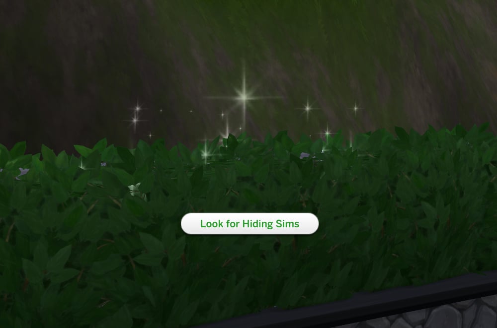 The Sims 4 Cool Kid on the Block Aspiration Guide 11 Sim hiding in bush