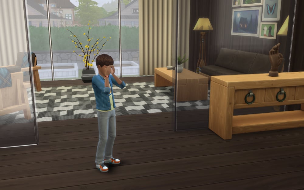 The Sims 4 Cool Kid on the Block Aspiration Guide 10 Sims counting for Hide and Seek
