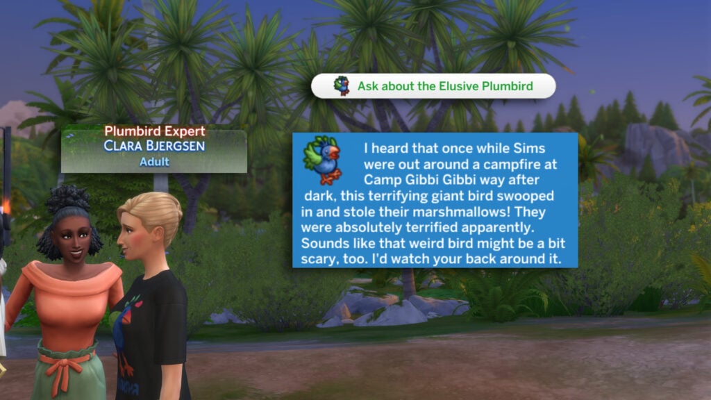 The Sims 4 Adventure Awaits: Gibbi Point Adventure Quests Guide 39 ll16