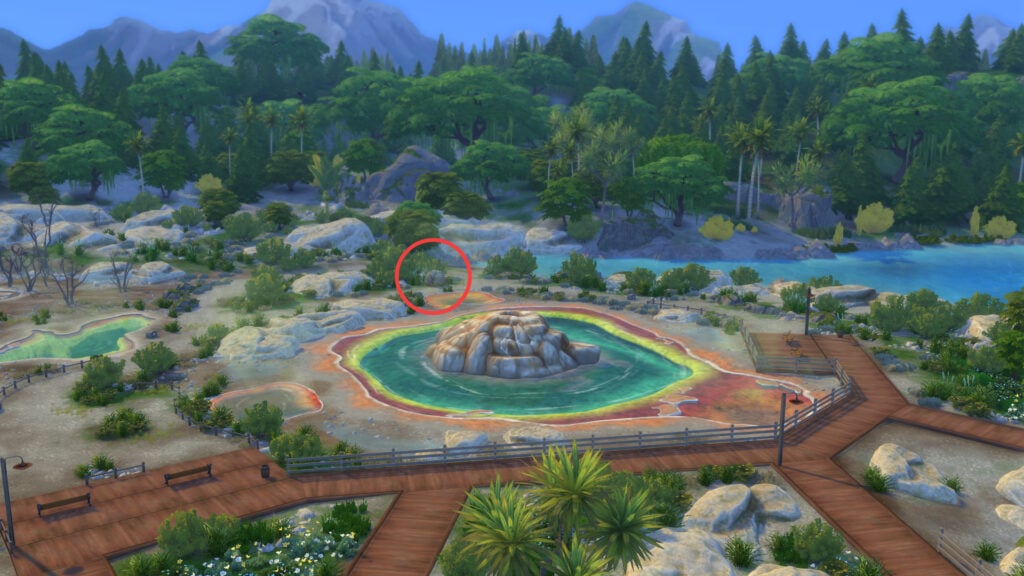 The Sims 4 Adventure Awaits: Gibbi Point Adventure Quests Guide 50 meldoy boulder