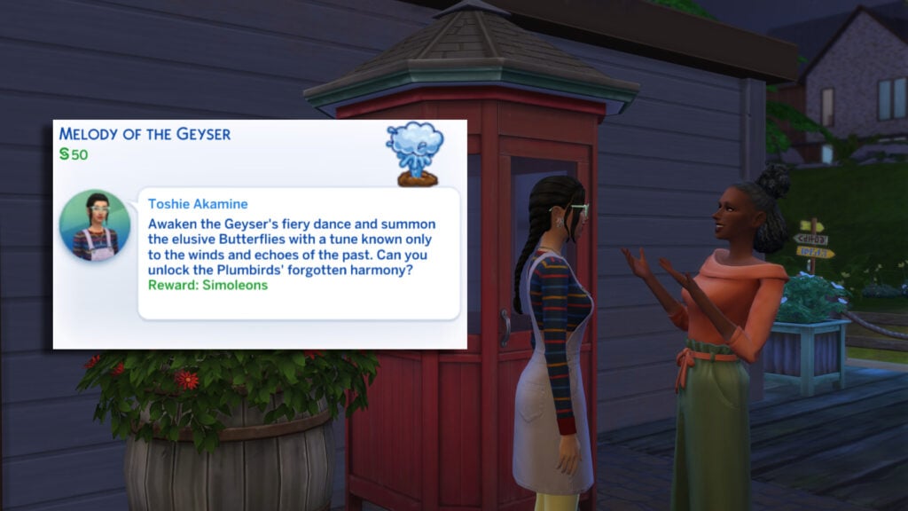 The Sims 4 Adventure Awaits: Gibbi Point Adventure Quests Guide 45 melody 1